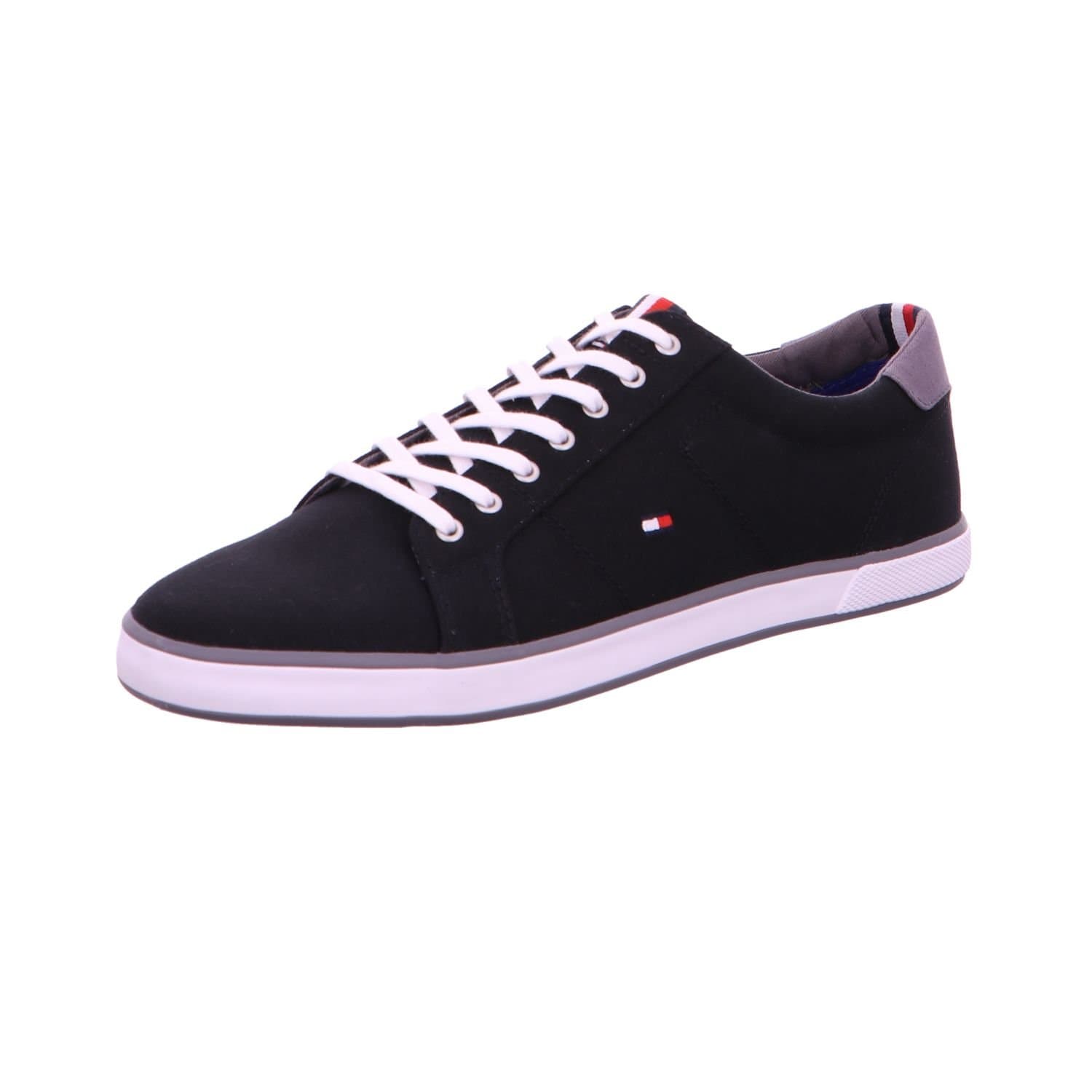 Tommy Hilfiger Herren Vulcanized Sneaker Schuhe 42 EU Schwarz 👟🖤 - Angebot des Tages!