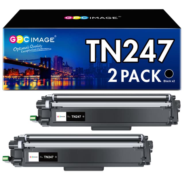 🌟 Super Deal! GPC IMAGE TN-243BK TN247 Schwarz Toner 2er-Pack