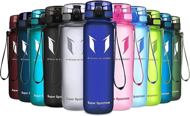 🌟 Super Sparrow Trinkflasche - Tritan Wasserflasche - BPA-frei 🌊 1000ml Methylblau