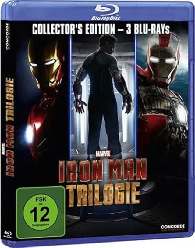 🎬 Iron Man - Trilogie [Blu-ray] [Collector's Edition] 🎥