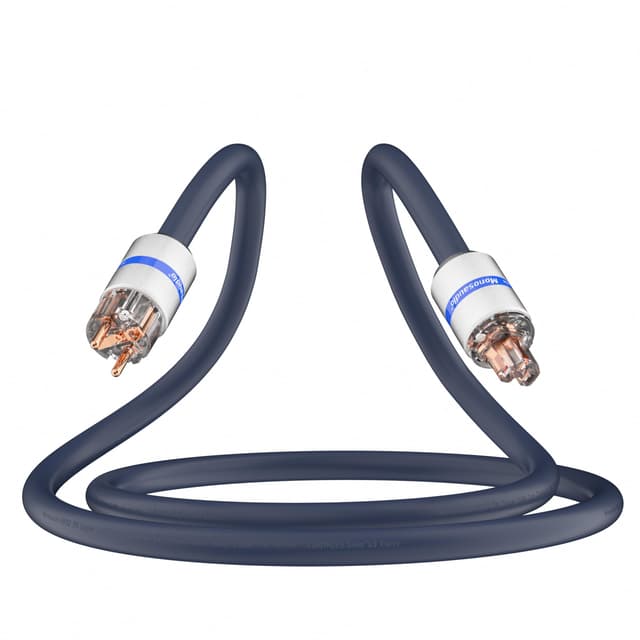 Monosaudio P902 HiFi Stromkabel 1M Alufolie Abschirmung φ17mm OFC Audiophil Kaltgerätekabel