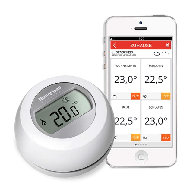 Honeywell Funk-Raumthermostat evohome T87RF2059, Weiß 🌡️
