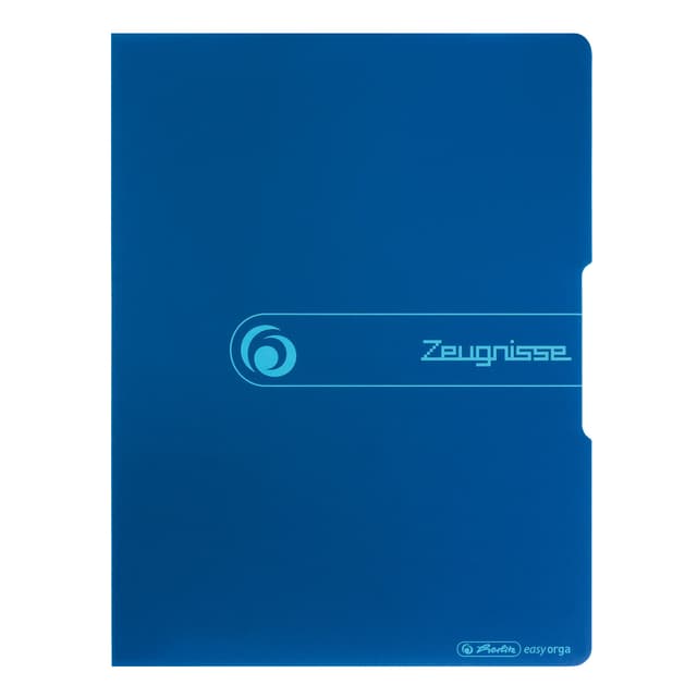 📘📚 Herlitz 11208360 Sichtbuch PP A4/20 Zeugnisse blau 📘📚