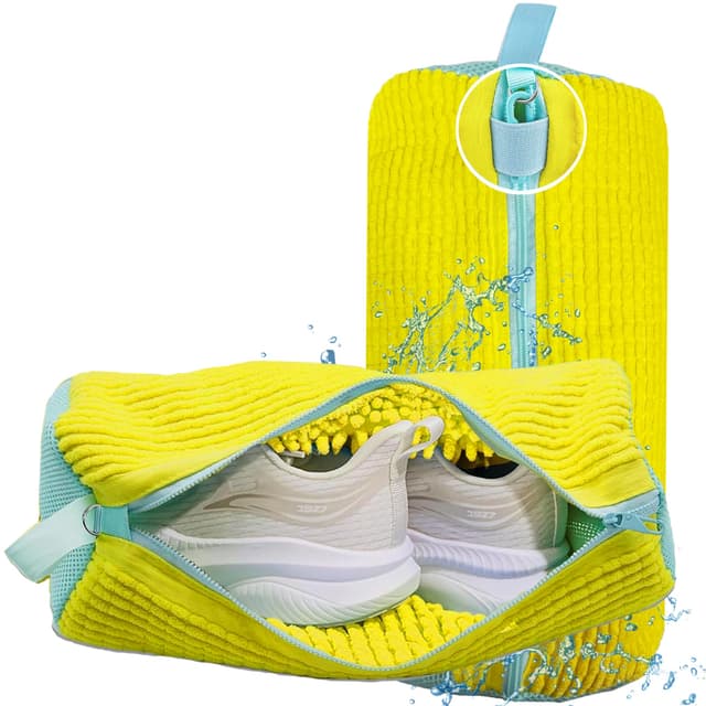 👟🧼 Schuhwaschbeutel für Waschmaschine – 2er Set Wäschesäcke für Sneaker & Turnschuhe 🛡️
