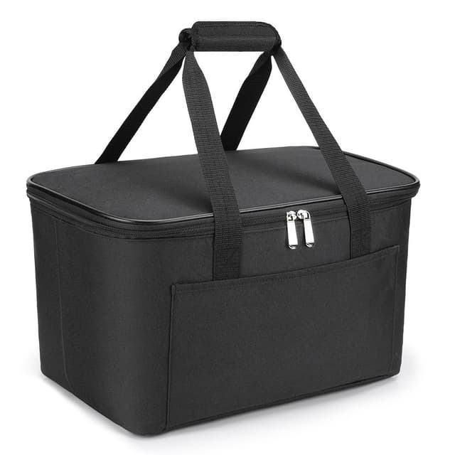 Pynhoklm 25L Kühltasche Einkaufskorb Faltbar 🛍️ Picknicktasche Groß Isoliert Lunchtasche Thermotasche Wasserdicht 🥶 Kühltasche Isoliertasche - für Reisen/Picknick/Einkaufen