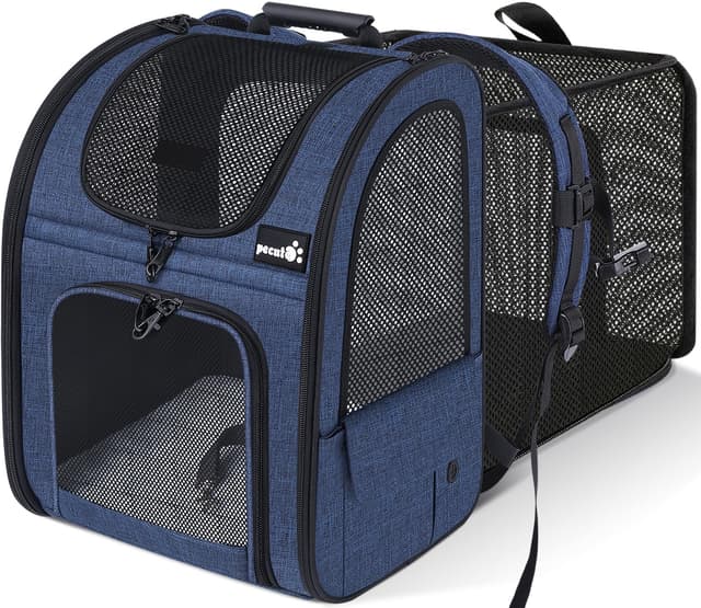 Pecute Originate Haustierträger - Erweiterbarer Rucksack für Hunde und Katzen 🐾