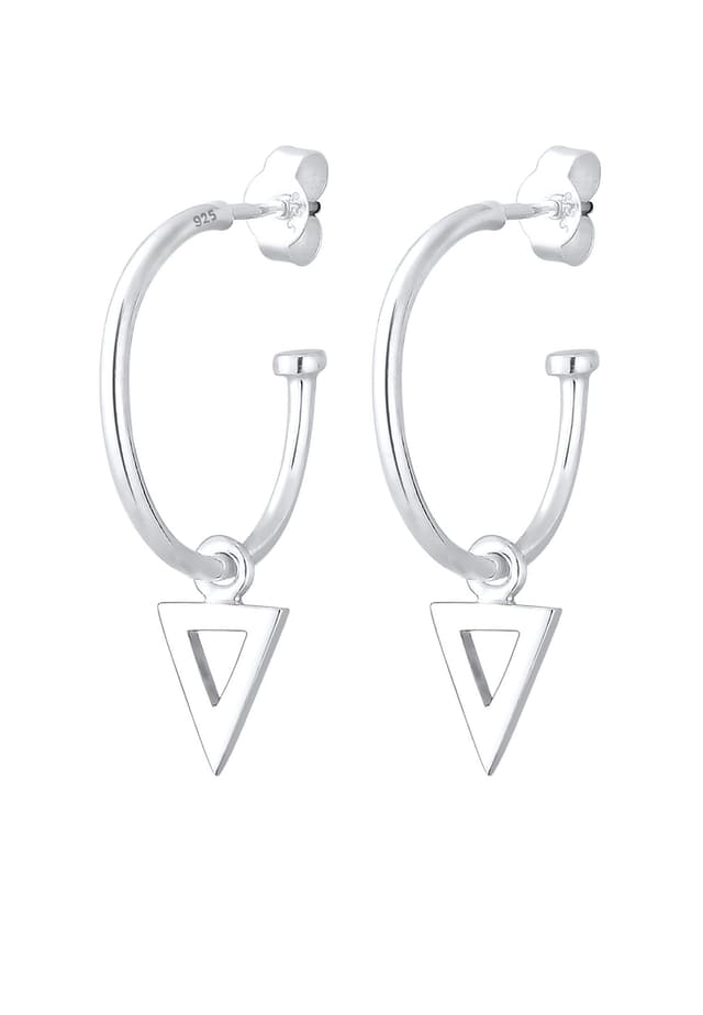 Elli Ohrringe Damen Creole Anhänger Trend in 925 Sterling Silber 💍🎁