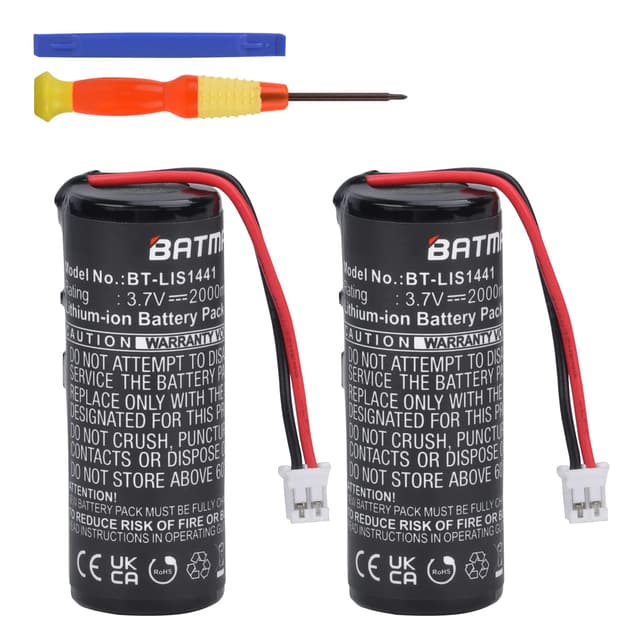 🎮🔋 Batmax 2Pcs LIS1441 LIP1450 Akku mit Werkzeug für Sony PS3 Move Motion Controller