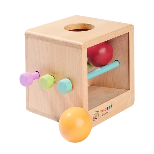 🌟 Eichhorn Montessori Box mit Kugeln 🧩🔍