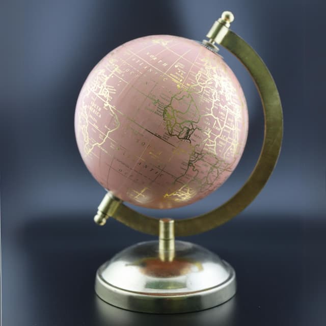 🌍 Exerz 13cm Globus Englische Karte, Mini Vintage Globus 🗺️
