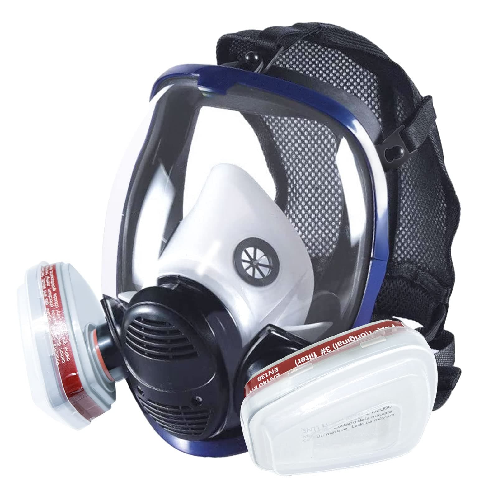 Prassia 16 in 1 Gasmaske Vollgesichtsmaske mit Filter 🌬️
