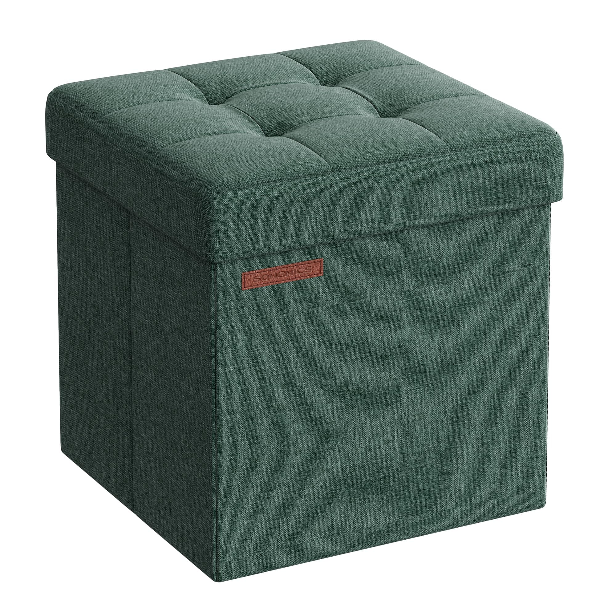 🌿🪴🪑 SONGMICS 38 cm Sitzbank mit Stauraum, vintagegrün LSF027C01
