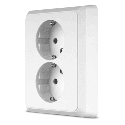 🔌🔋 REV PrimaLuxe Steckdose 2-fach - Unterputz, weiss