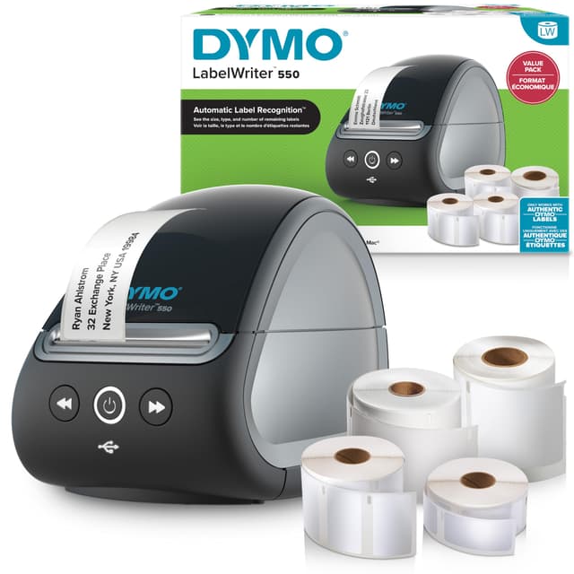 DYMO LabelWriter 550-Etikettendrucker & Etiketten 🏷️🖨️