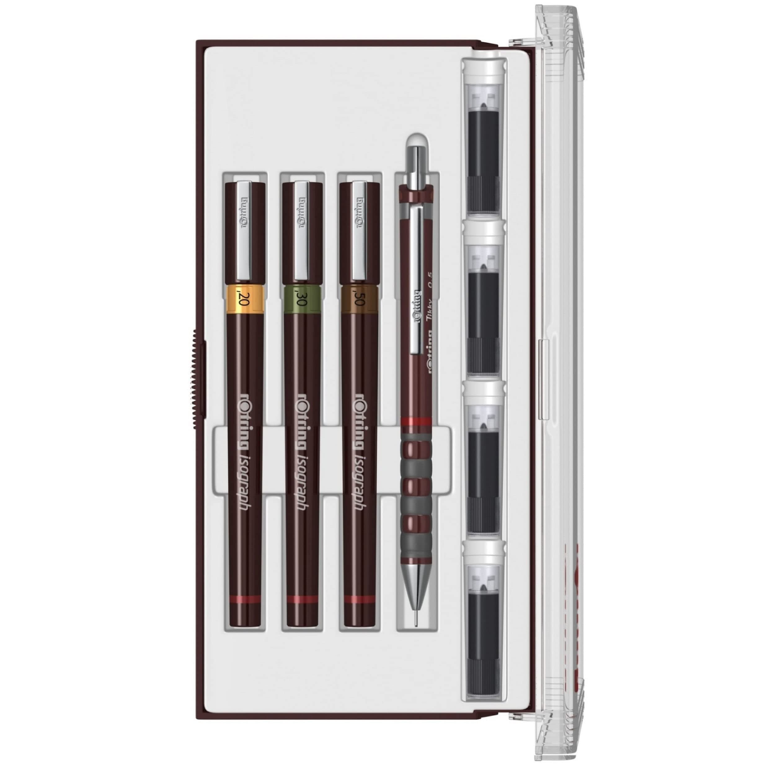 🎨 rOtring Isograph Fineliner Junior Set | 0,2 mm/ 0,3 mm/ 0,5 mm | 3 Stück 🛍️