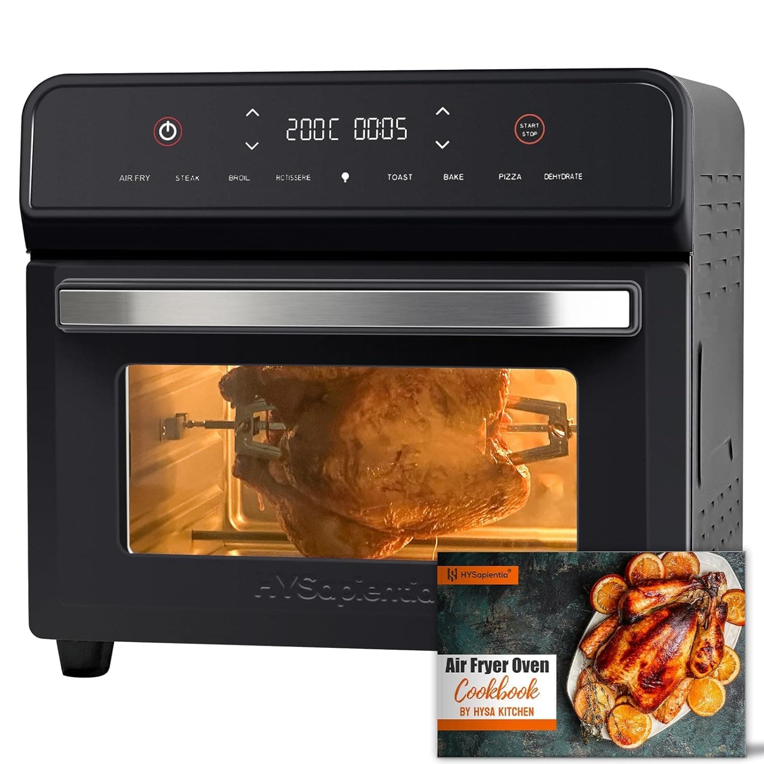🌟 Angebot: HYSapientia® 24L Heißluftfritteuse XXL mit LED-Touchscreen 🌟