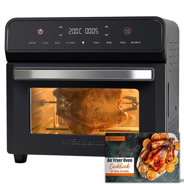 🌟 Angebot: HYSapientia® 24L Heißluftfritteuse XXL mit LED-Touchscreen 🌟