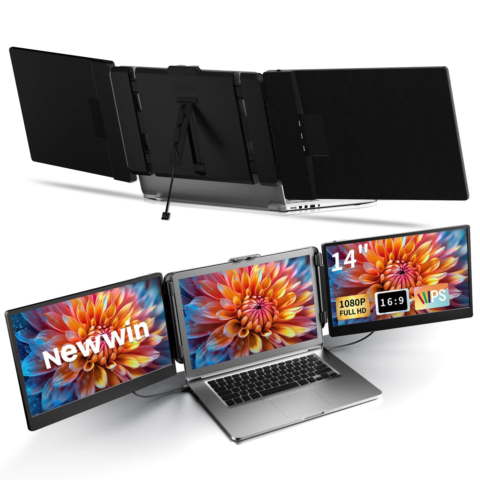 Neuwin 14'' FHD 1080P IPS Tragbarer Laptop-Bildschirmmonitor Extender 🚀