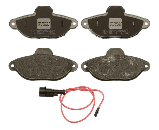 🔥 TRW GDB1115 Bremsbelagsatz 4-Teilig für Fiat Panda/Panda Classic (169_) 2003 - Vorderachse und Andere Fahrzeuge