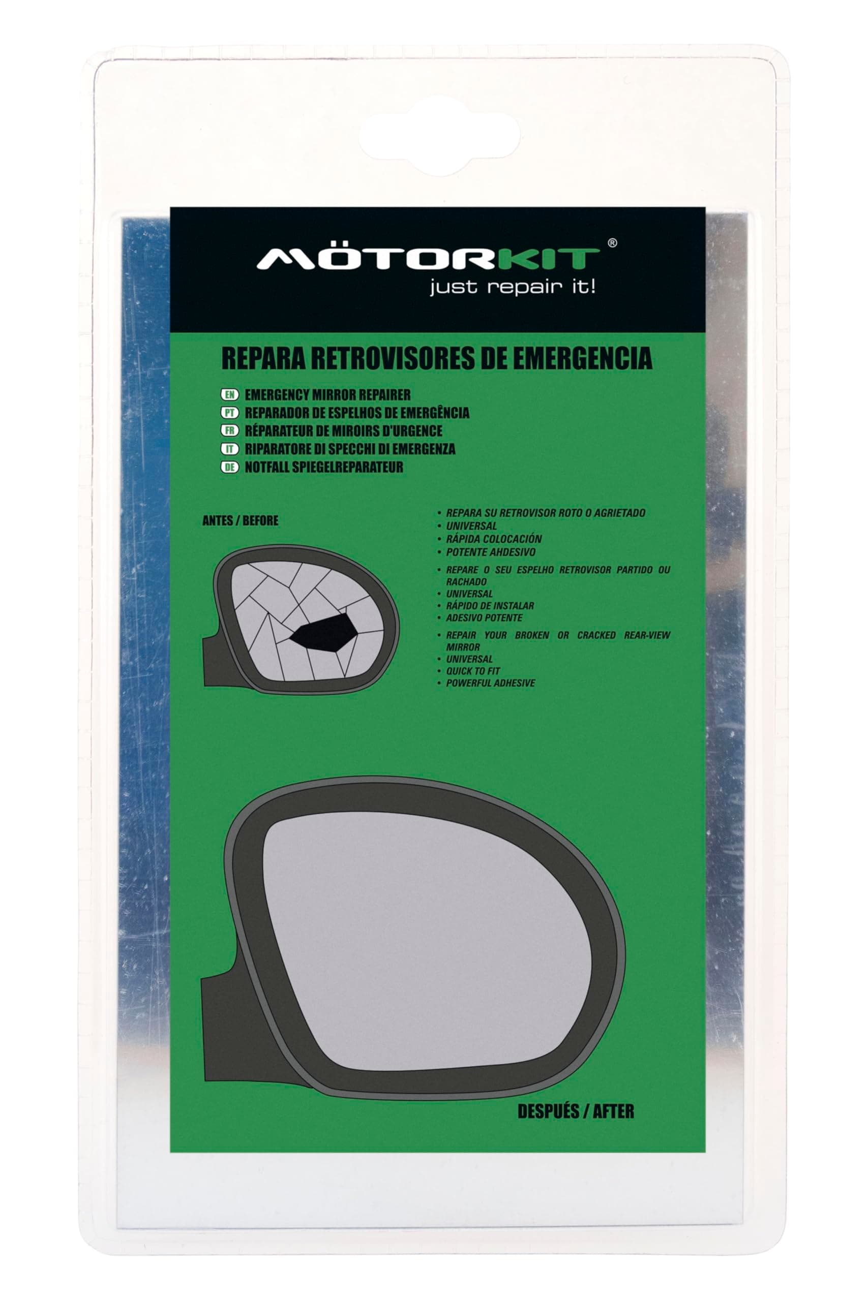 🚗🔧 MOTORKIT Notfall Auto Rückspiegel Reparateur, Mittel - Universelle Passform