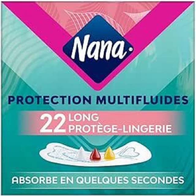 Nana Dailies Extra Schutz für Dessous 🌺 30% saugfähig - Frisches Gefühl - 22 lange Slipeinlagen