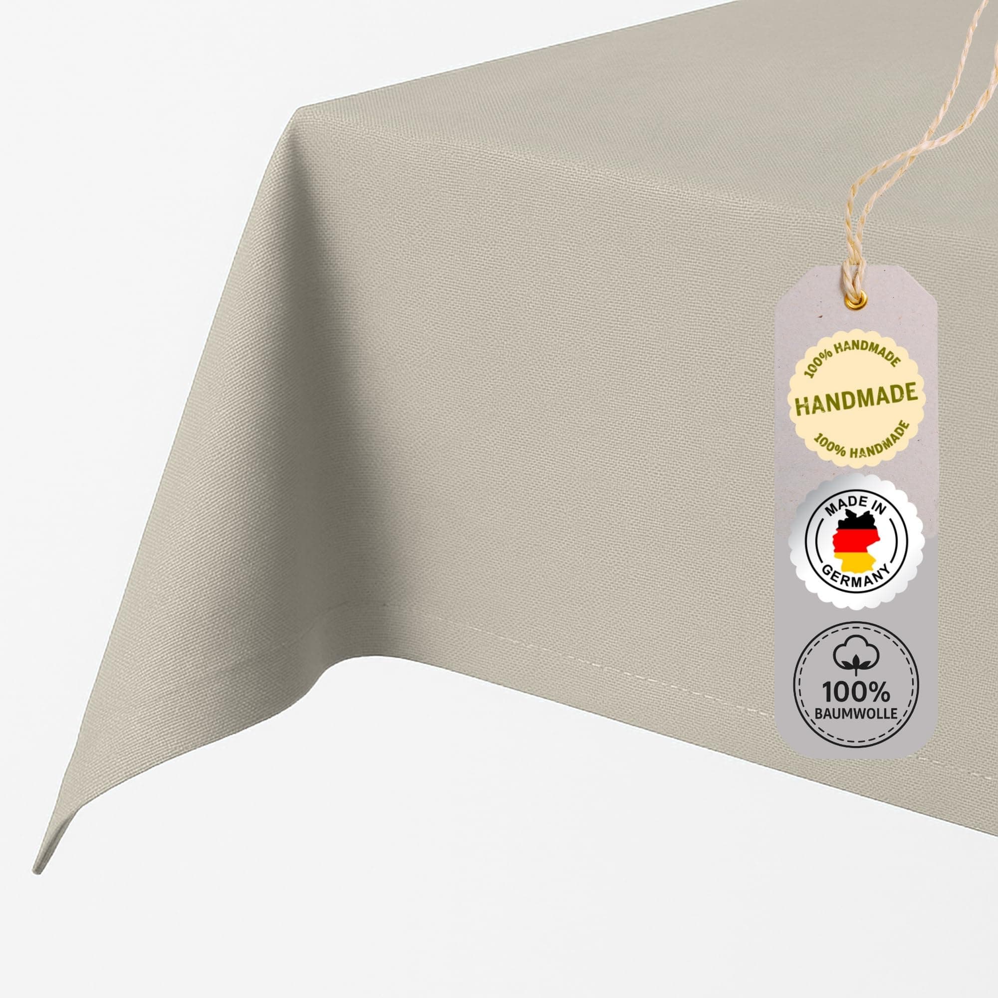 Chambry Tischdecke 100% Baumwolle - Handarbeit Made in Germany