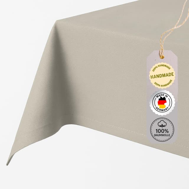 Chambry Tischdecke 100% Baumwolle - Handarbeit Made in Germany