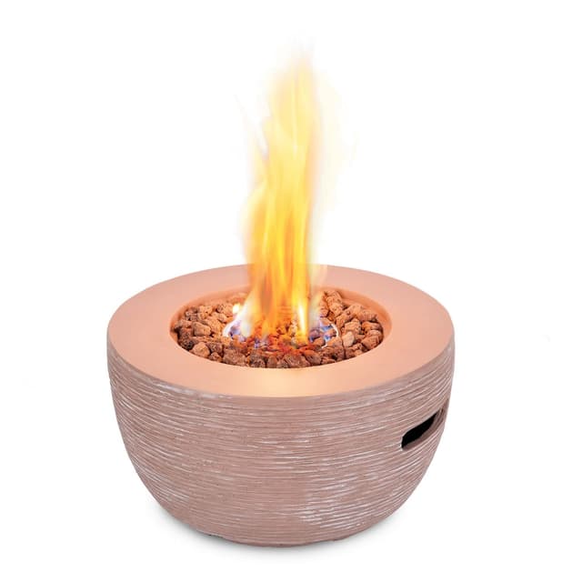 Blumfeldt Vitina Gas-Feuerstelle | Heizstrahler & Feuerstellen 40.000BTU/13kW | Creme 🔥🌿