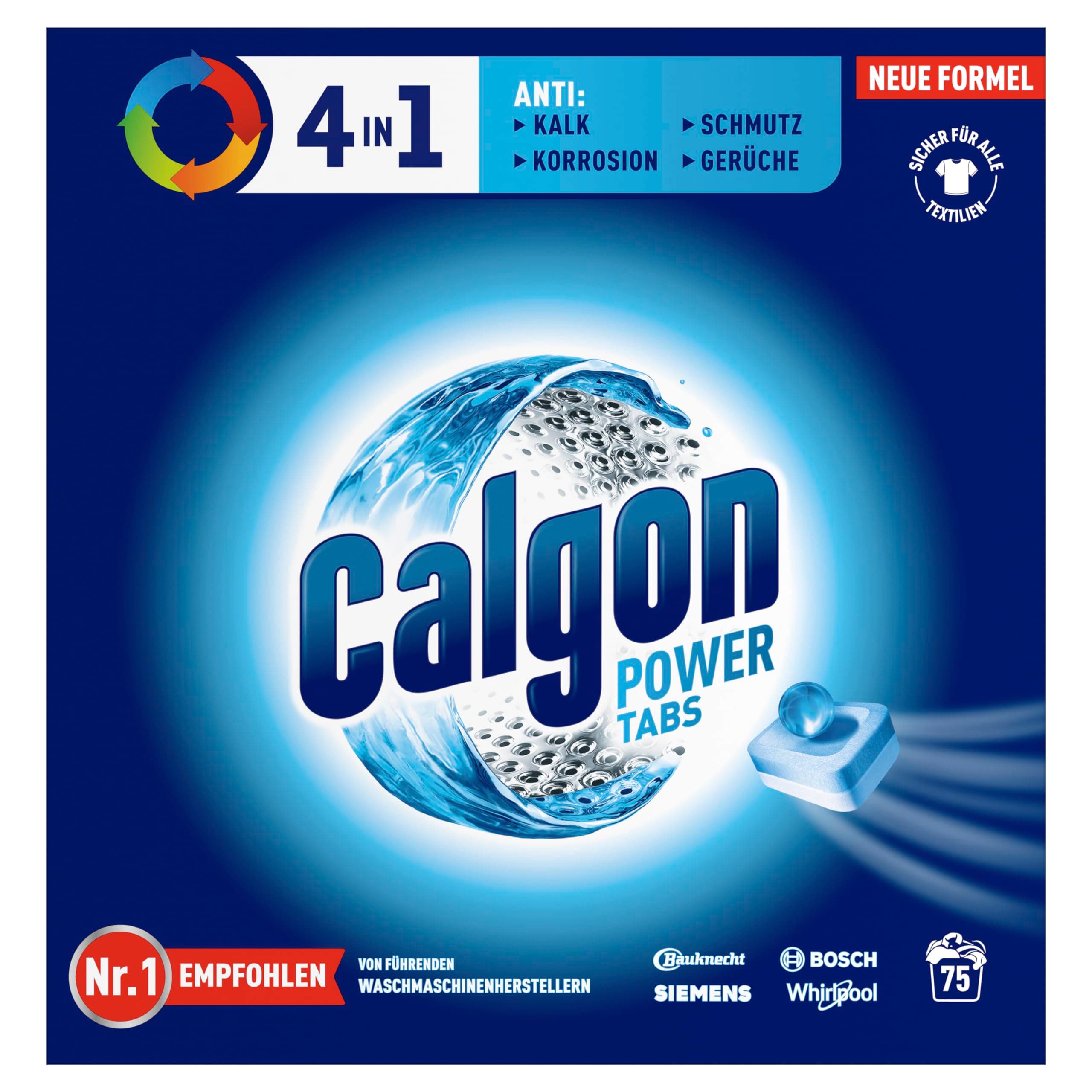 🌊🛡️ Calgon 4-in-1 Power Tabs - Wasserenthärter für saubere Waschmaschinen! 💧