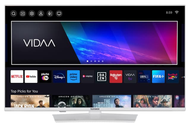 📺 Telefunken Fernseher 40 Zoll Smart TV VIDAA XF40VP750M-W Full HD Fernseher