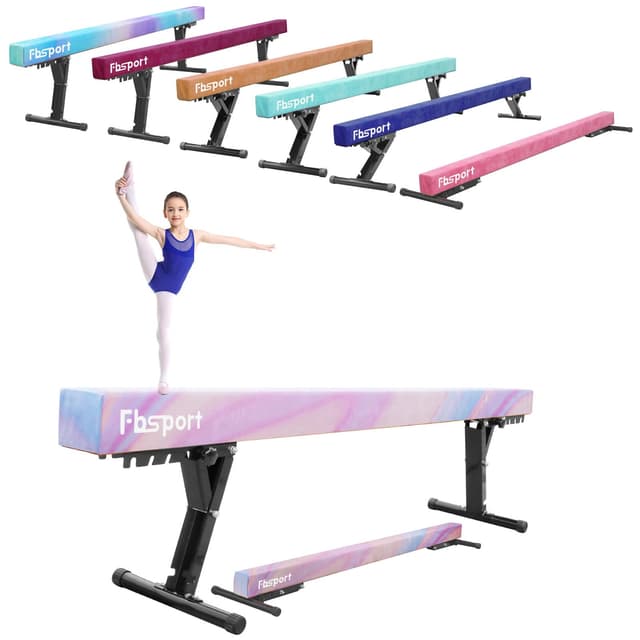 🌅 FBSPORT Schwebebalken für Kinder Gymnastik Balance Beam 244CM