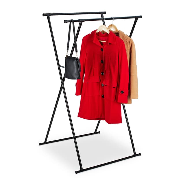 👗🌟 Angebot: Relaxdays Kleiderständer ausziehbar, HBT: 139x135x95 cm 🌟👗