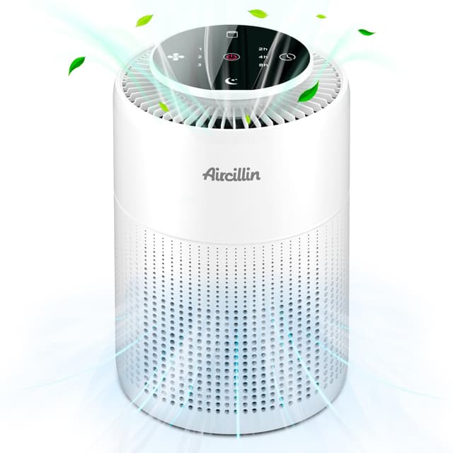 Aircillin Luftreiniger Allergiker mit 4-stufig H13 HEPA Filter 🌿🌿 37.52€