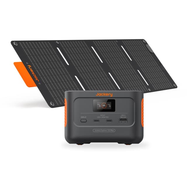 Schnäppchen! Jackery Tragbare Powerstation 100 Plus mit SolarSaga 40W 🌞
