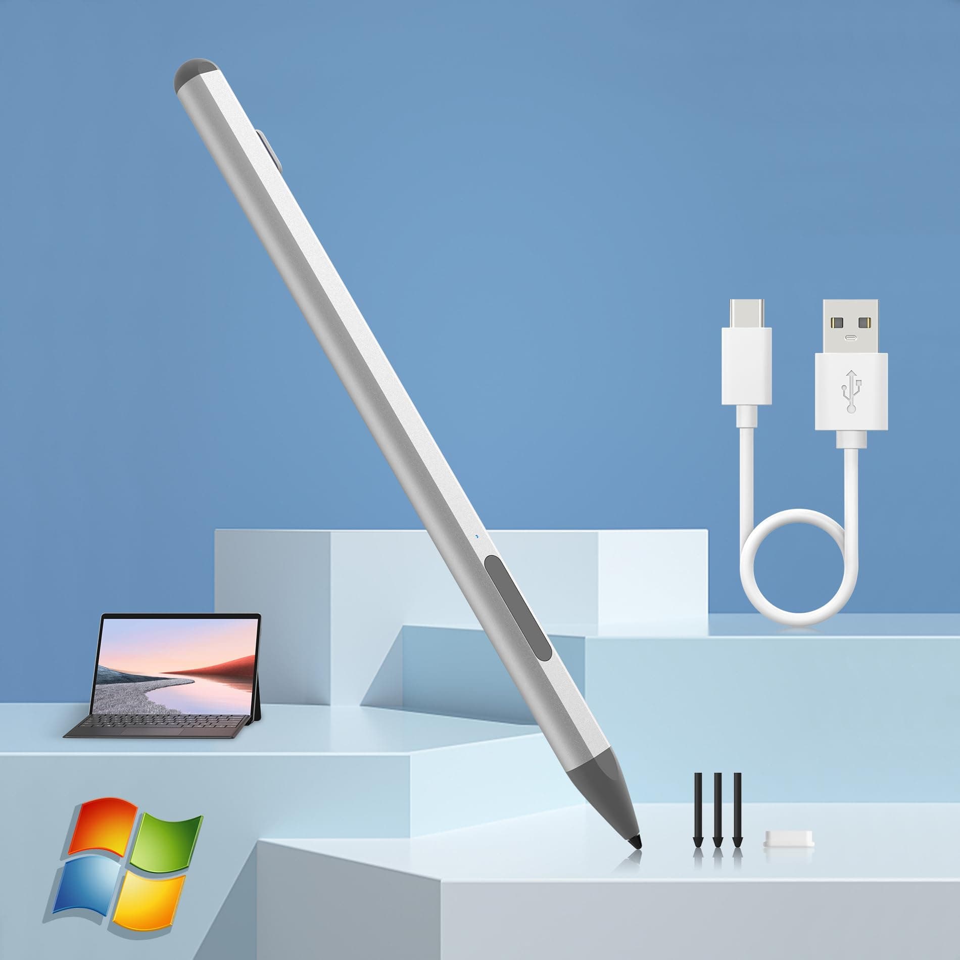 🖊️ Microsoft Surface Pen - Präziser Surface Stift mit 4096 Druckempfindlichkeit