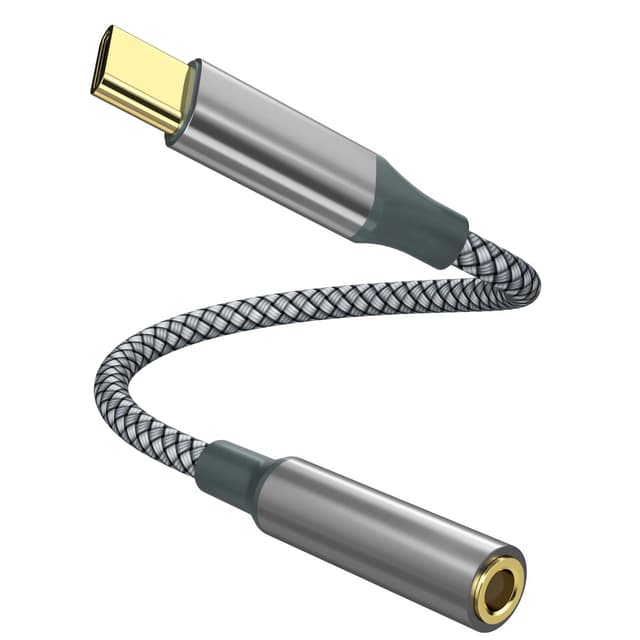 🎧 USB-C auf Aux Audio Dongle Kabel - Adapter für iPhone 15 Pro Max/Samsung Galaxy S23/iPad Pro