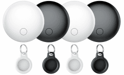 Bluetooth Schlüsselfinder 4er Pack - Smart Tag Kompatibel mit Apple Wo ist APP 📱🔑