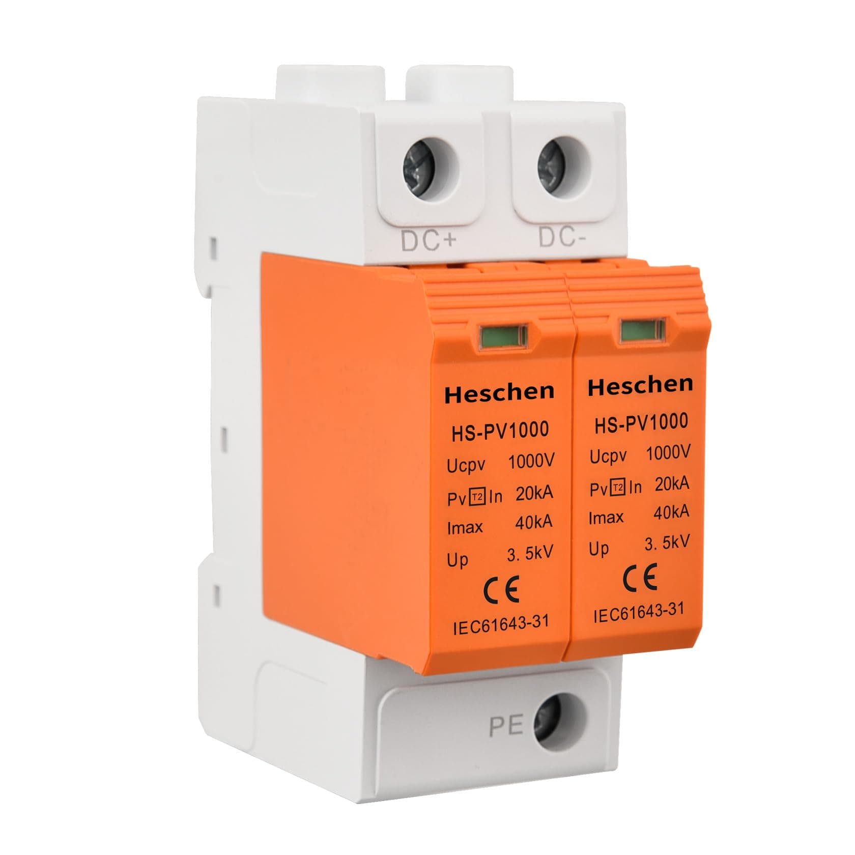 🔥 Angebot: Heschen Überspannungsschutzgerät für PV 🔥
