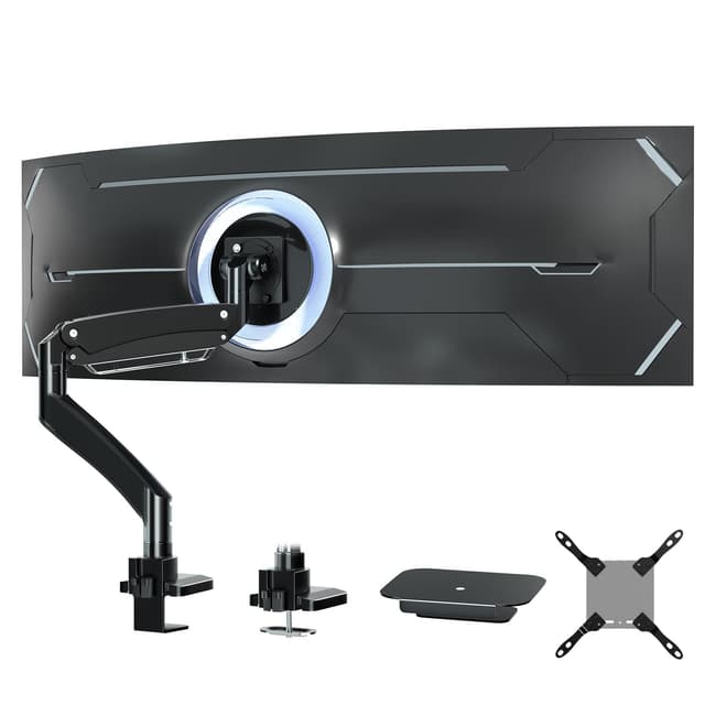 🖥️ Monitor Halterung Ultrawide 22-57 Zoll - PUTORSEN Höhenverstellbarer Bildschirmhalterung