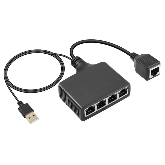 🔌 SinLoon Gigabit RJ45 Netzwerk-Splitter-Adapter: 1 auf 4 Ethernet-Splitter