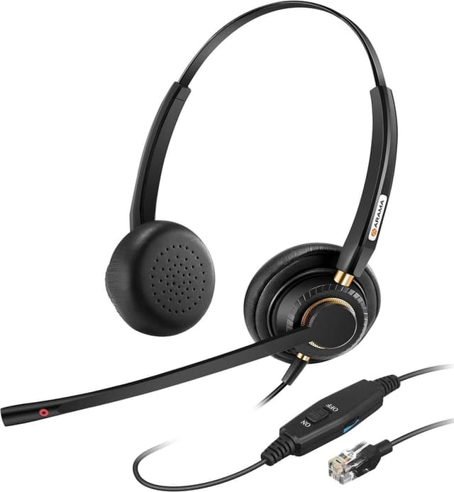 Arama RJ9 Telefon Headset mit Mikrofon 🎧🏢
