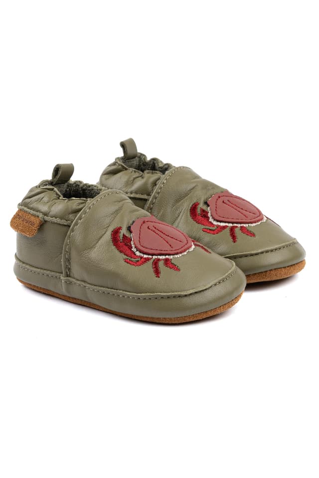 Süße Mikk-line Baby Krabbelschuhe aus Leder 🦒🐘