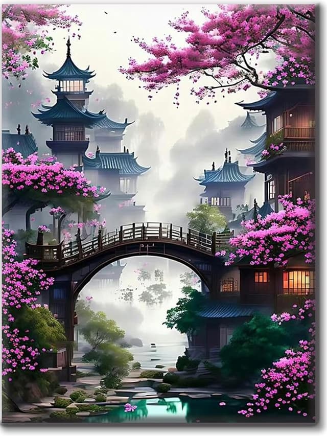 🌸 Yiminu.DS Diamond Painting Erwachsene 30x40cm 5D Diamond-Painting Bastelset 🎨