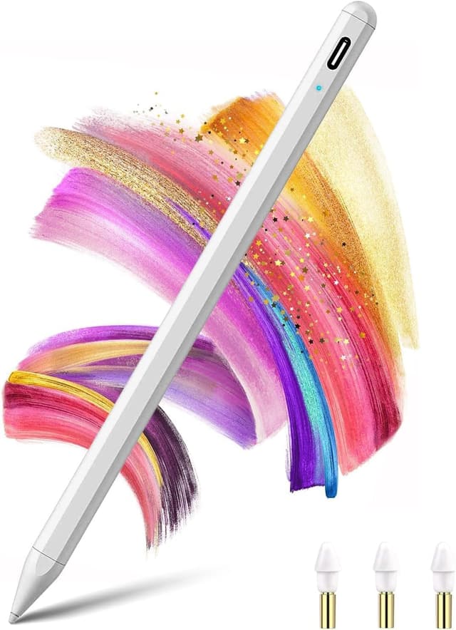 Topipop Stift für iPad (2018-2025) 🍎✏️ Ultraleicht Pencil für Apple mit Handflächenerkennung und hoher Präzision