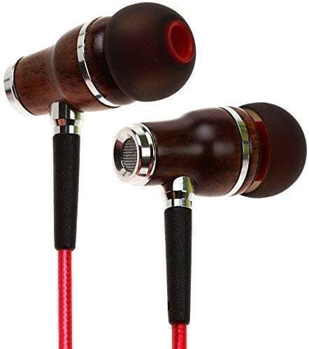 🎧 Symphonized NRG 2.0 Premium IN Ear KOPFHÖRER aus edlem Holz - Rot 🎶