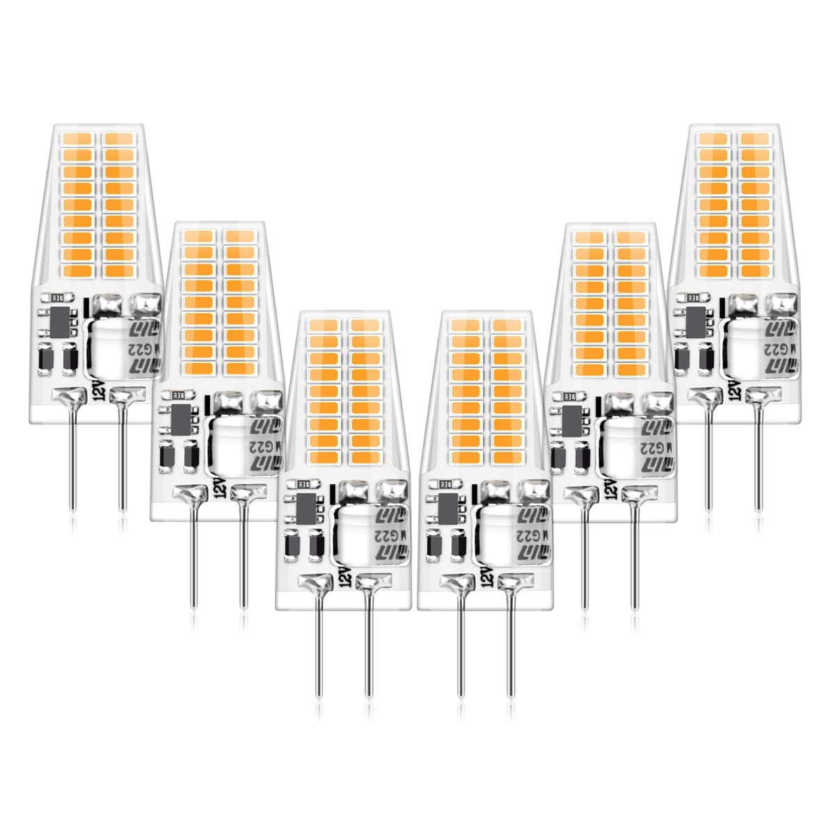 🌟 Super Deal! AUTING G4 LED Warmweiß Birnen 6er Pack - 3W 3000K 300LM Nicht Dimmbar