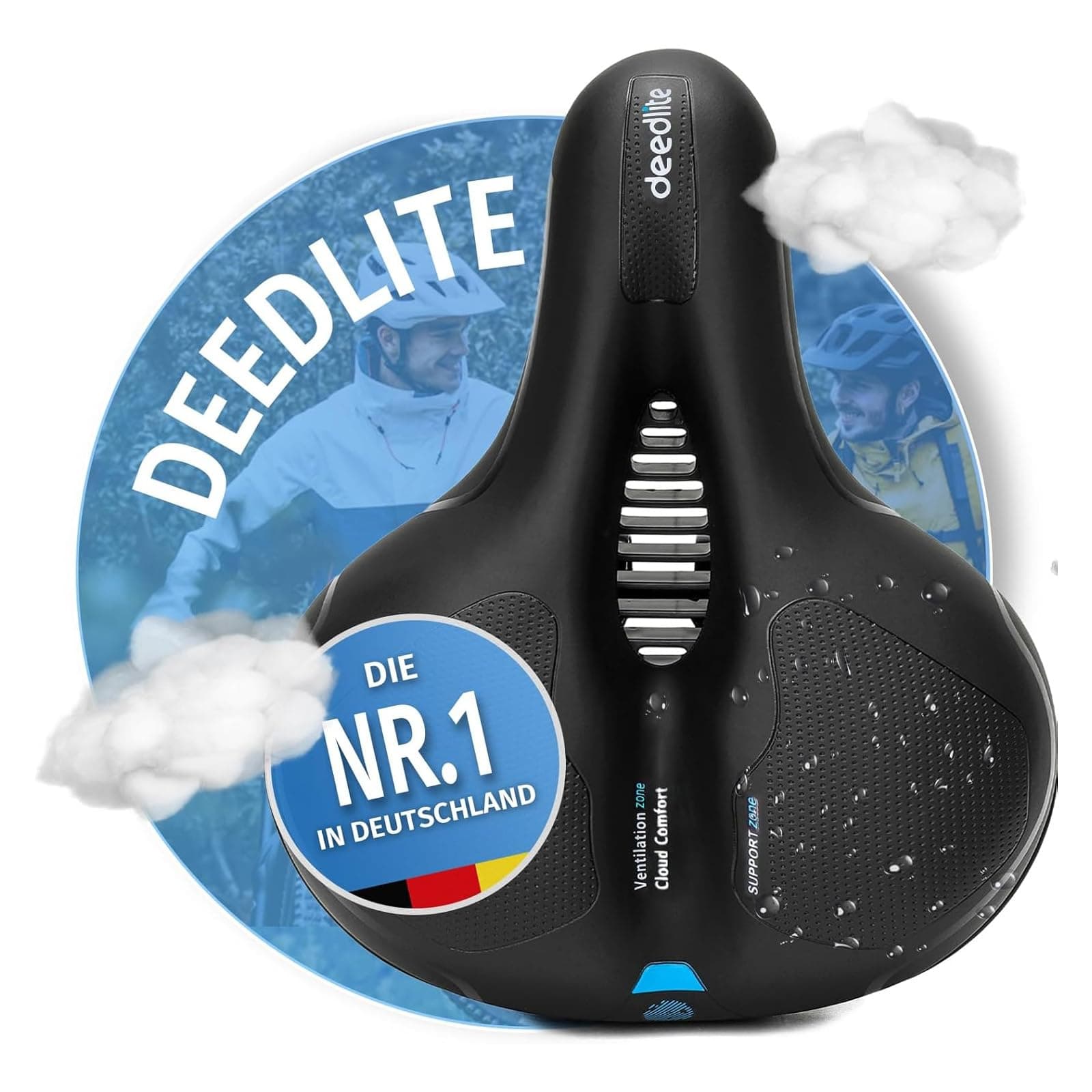 🚴‍♂️ Fahrradsattel Cloud Comfort Pro Max Sattel - Endlich Schmerzfrei Radfahren 🚴‍♀️