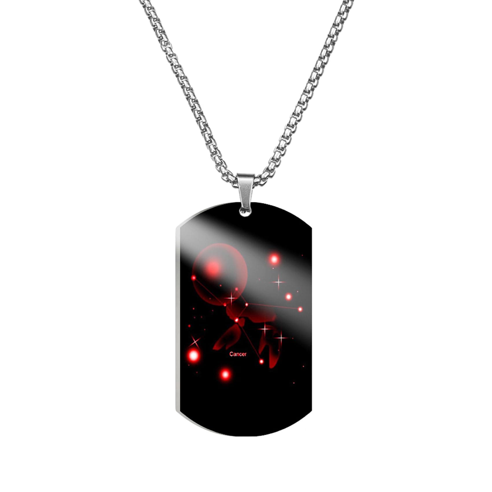 Caimeytie Halskette für Herren 🌟 Sternzeichen Anhänger 🎁 Geschenk für Männer