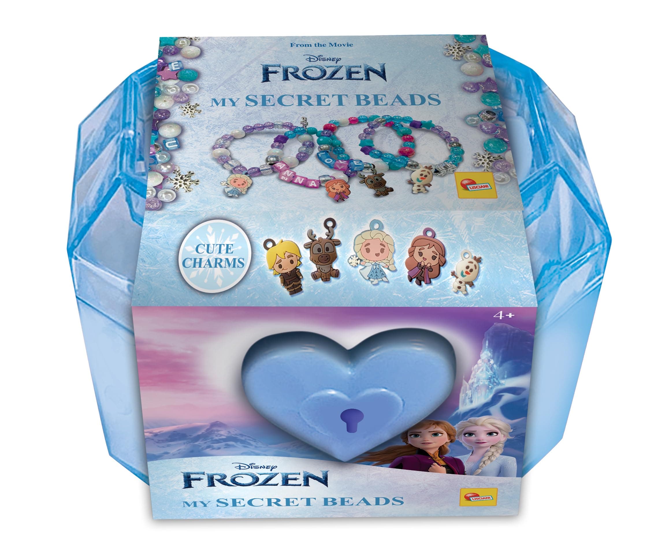 👑🌟 Lisciani - FROZEN: GEHEIMPERLEN-SET - Schmuckherstellungsset für Kinder ab 3 Jahren 🌟👑