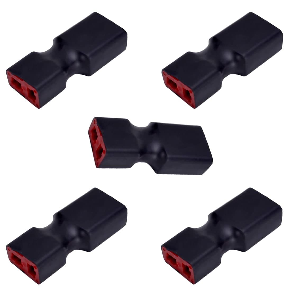 🚀 Angebot! LINSYRC 5-Pack XT60 Männlich Stecker auf Deans T-Stecker Buchse Adapter